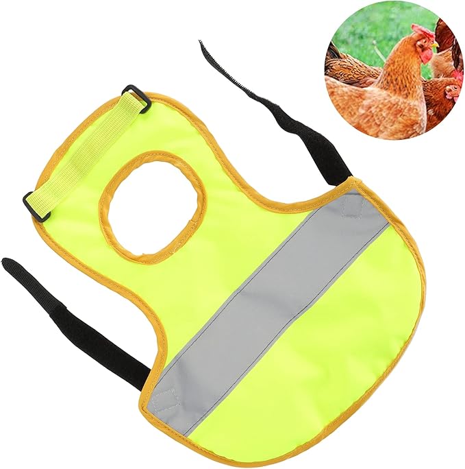 GLOGLOW Chicken Vest, Chicken Harness Adjustable Chicken Harness Leash Pet Vest Holder for Duck Litter Dog Hens Goose(Green)