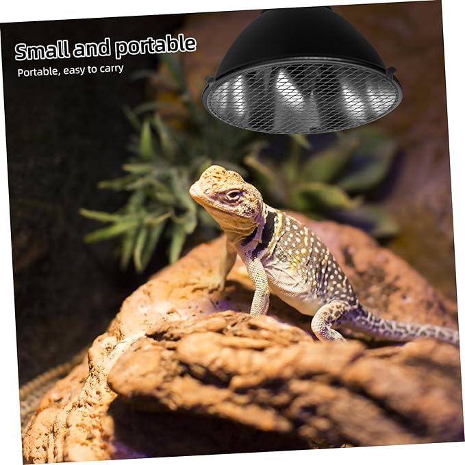 Heat Lamp Guard for Reptile Enclosure BBQ Heat Lamp Mesh Cover for Pet Safety