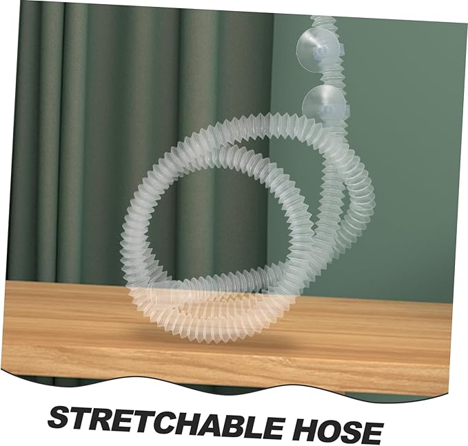 Happyyami Flexible Reptile Mister Hose Replacement Parts for Reptile Humidifier Suction Cup