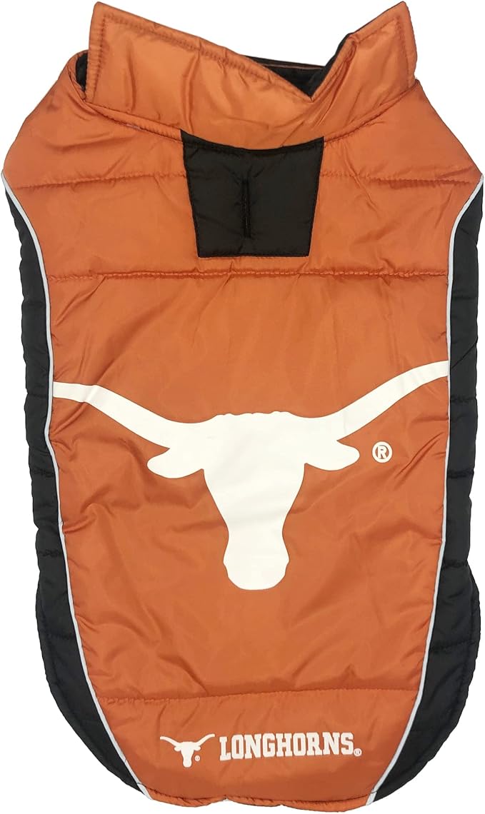 Pets First Collegiate Florida Gators Puffer Vest for Dogs & Cats. Size Medium. Warm, Cozy, and Waterproof Dog Coat, for Small and Large Dogs/Cats.