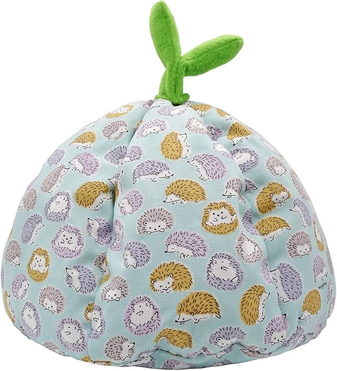 Handmade Sleeping Bag Pouch Hideout Cave Habitat for Hedgehog Guinea Pig Hamster Ferret Squirrel Small Animal Bed Nest House Cage Portable Big Cushion (Blue)