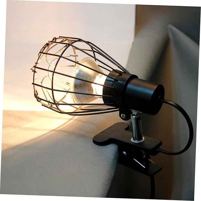 Angoily Heat Lamp Cover Reptile Light Guard Reptile Heating Lamp Cover for Safe Pet Use