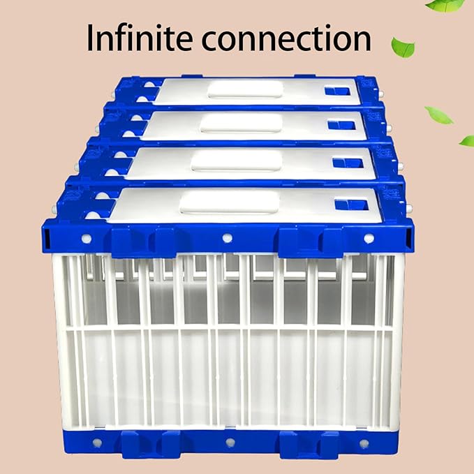 Foldable Bird Cage Carriers for Racing Pigeons Parrots Outdoor Exercise Spliceable Bird Cage