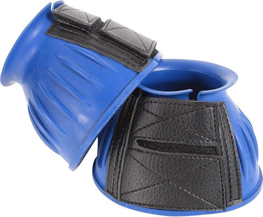Cashel Company Rubber Horse Bell Boots Blue M