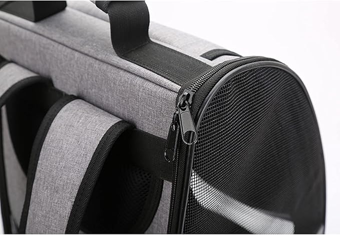 Flight Cage Bird Travel Bag Lightweight Bird Backpack Pet Bag Lightweight Breathable Bird Cage Carrier for Outdoor Bird Cage (Color : Grey)