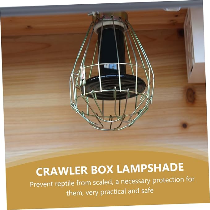 BESPORTBLE 5pcs Box Scald Lampshade Reptile Heating Lamp Lampshade Reptile Habitat Lighting Shade Break Resistance Ability