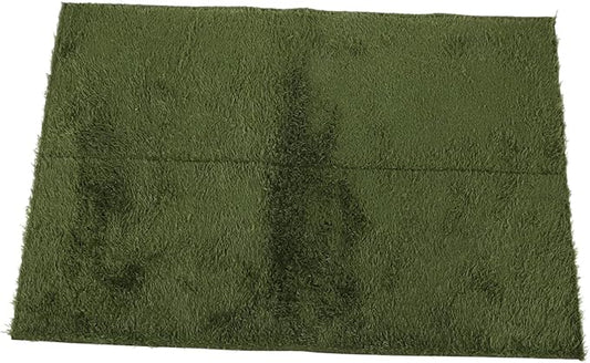 Milisten Reptile Carpet Mat for Terrariums Substrate Liner for Amphibians and Tortoises Breathable and Comfortable Cage Accessory Faux Grass Design