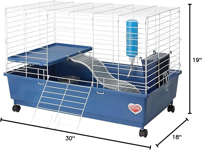 Kaytee Deluxe 2-Level Habitat for Pet Guinea Pigs