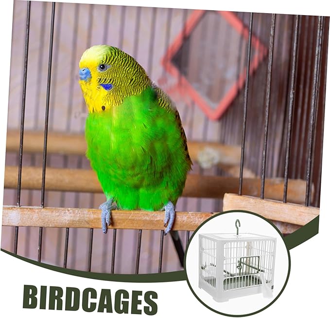 Generic Foldable Bird Travel Cage for Parrots Portable Bird Carrier with Stand Lightweight Design for and Cleaning and Parakeets