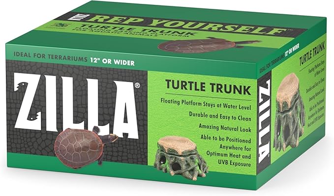Zilla QuickBuild Aquatic Turtle 26 Gallon Terrarium with Turtle Sticks, Turtle Chasers, Internal Water Filter, and Floating Basking Platform Bundle