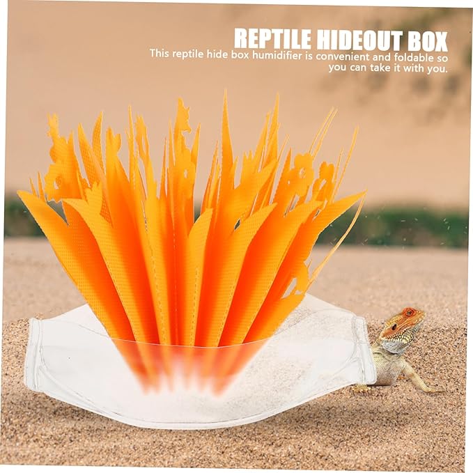 Generic Reptile Humidifier for Terrarium Non-electric Design for Easy Use for Lizard and Turtle Tanks Realistic Imitation Plants