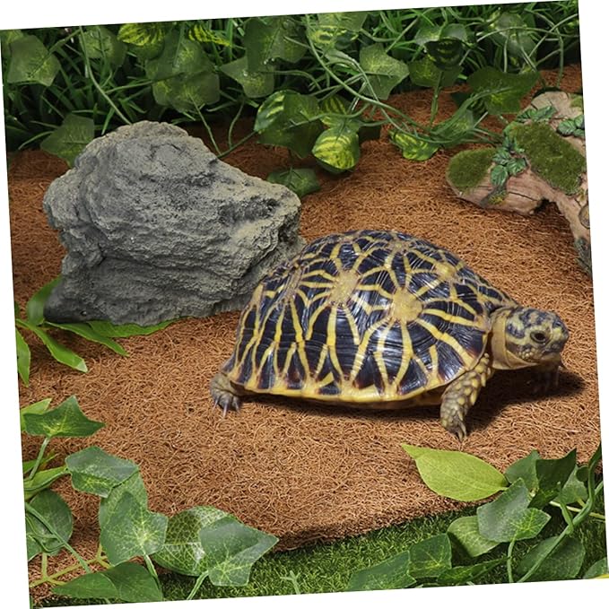 LIOOBO Natural Coconut Fiber Reptile Bedding Liner Snake Lizard Turtle Tank Mat Insulation Pad for Pet Terrariums