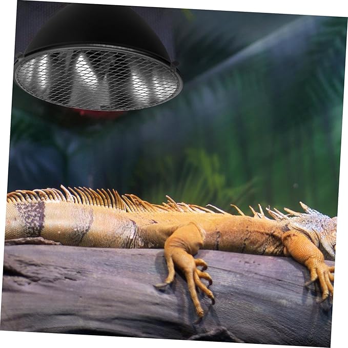 Reptile Enclosure Heat Lamp Cover Mesh Safety Mesh for Reptile Tank BBQ Lamp Protector