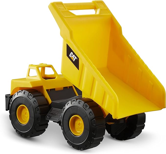CAT Construction Toys, 2 Pack 10" Construction Fleet Toy Trucks with Articulated Parts, Fun and Durable for Indoor/Outdoor Use, Ages 2+ - Image 2