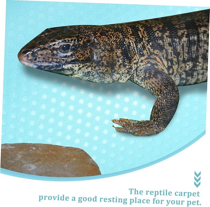 Non-Slip Reptile Terrarium Carpet Liner for Snake Turtle Bearded Dragon Enclosures Bedding Mat Easy-Clean Reptile Carpet Flooring for Leopard Gecko Lizard Tortoise