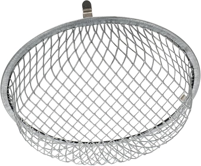 2pcs Reptile Heating Lamp Shade Scald Lamp Cover for Reptiles Mesh Protector for Turtles Snakes and Lizards and Easy Installation Essential