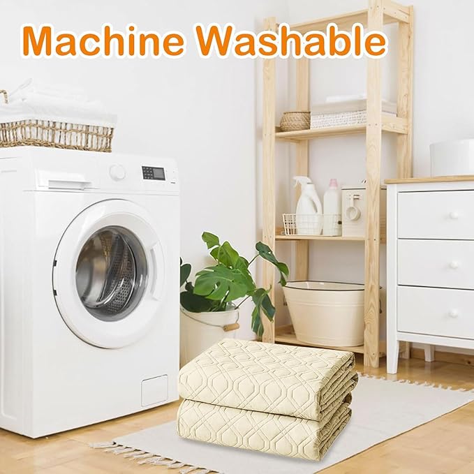 hyha Waterproof Dog Bed Blanket, Soft Pet Blankets, Waterproof Couch Cover for Dogs, Reversible Sofa Covers Washable for Furniture (30x70 Inch, Beige/Beige)