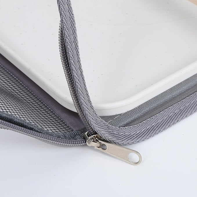 HEMOTON Portable Small Bird Travel Cage Carrier with Standing Perch, Lightweight Handheld Bird Carry Bag for Parakeet, Conure, and Budgie Outdoor Transport
