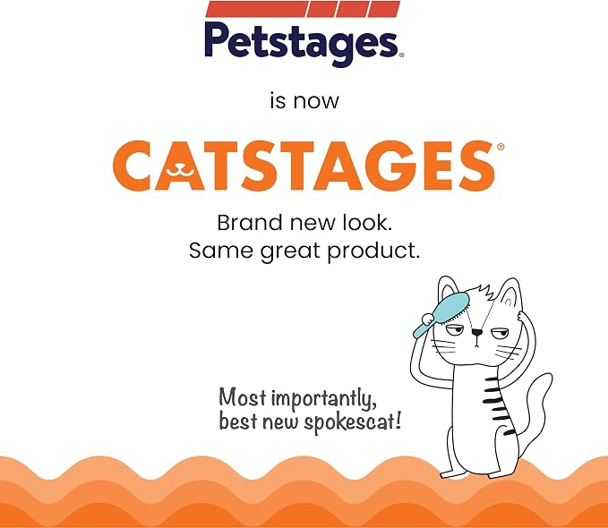 Catstages Squeak Squeak Mouse Cat Toy, Catnip & Touch-Activated Sound, 1.5" - Image 2