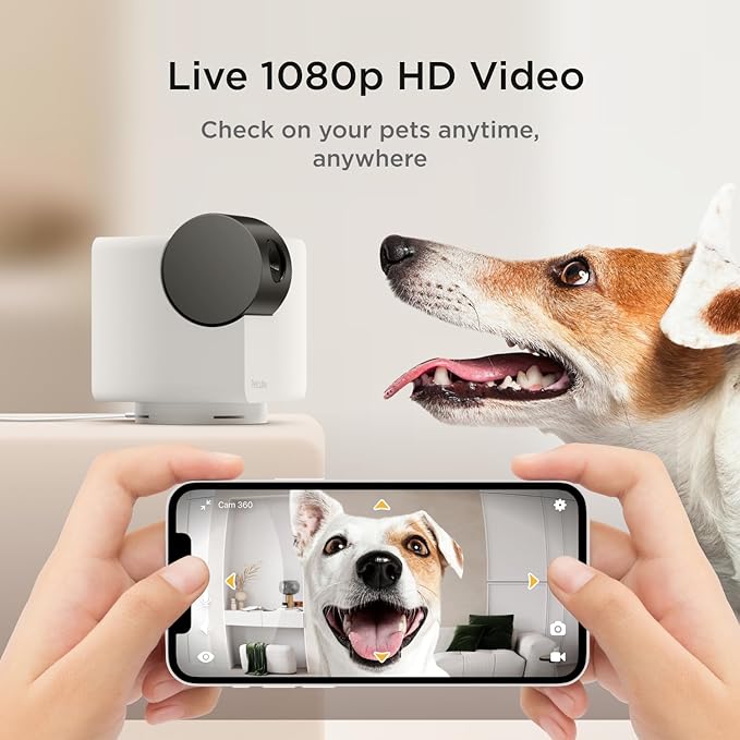 Petcube Cam 3 Pack and Cam 360 Bundle | 1080p HD Video, Night Vision, Two-Way Audio, Sound and Motion Alerts, Cat and Dog Monitor