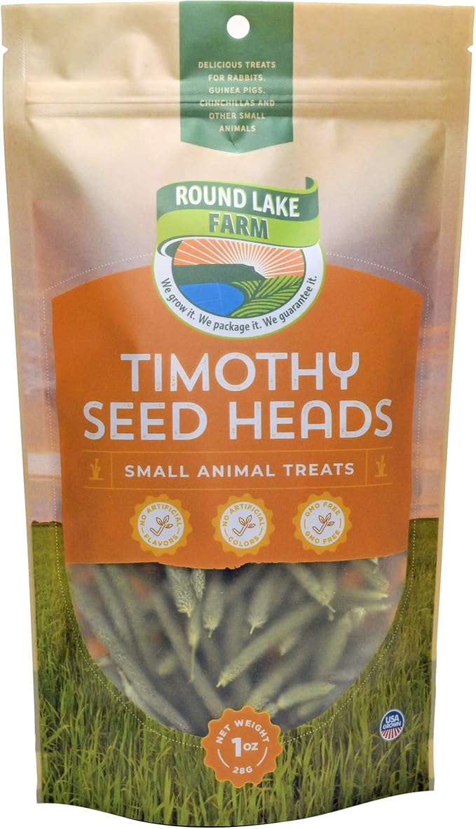 Timothy Seed Heads Small Pet Treat by Round Lake Farm