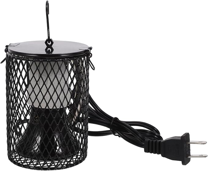 1set Reptile Heating Lamp Holder Lampshade for Heat Preservation Pet Enclosures for Turtles Lizards and Other Reptiles Us