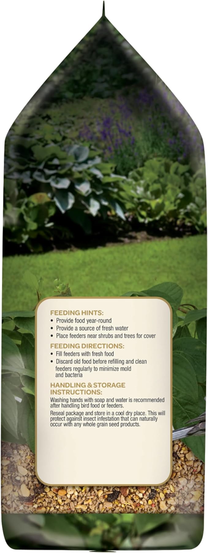 Kaytee Wild Bird Ultra No Mess Nut & Fruit Food Seed Blend For Blue Jays, Woodpeckers, Juncos, Cardinals, Grosbeaks, Sparrows, and Finches, 5.5 Pound