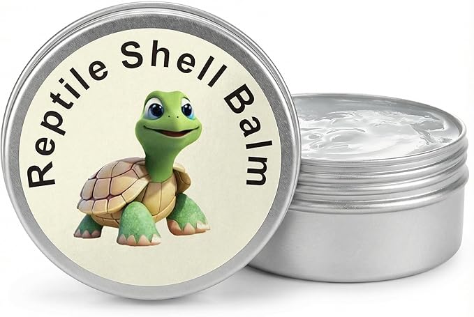 2.5 Oz roptoTortoise Shell Conditioner Cream – Shell Cleaner Balm for Restore Shine Polish and Repair for Sulcata Russian Desert Tortoise Turtle Protection and Care