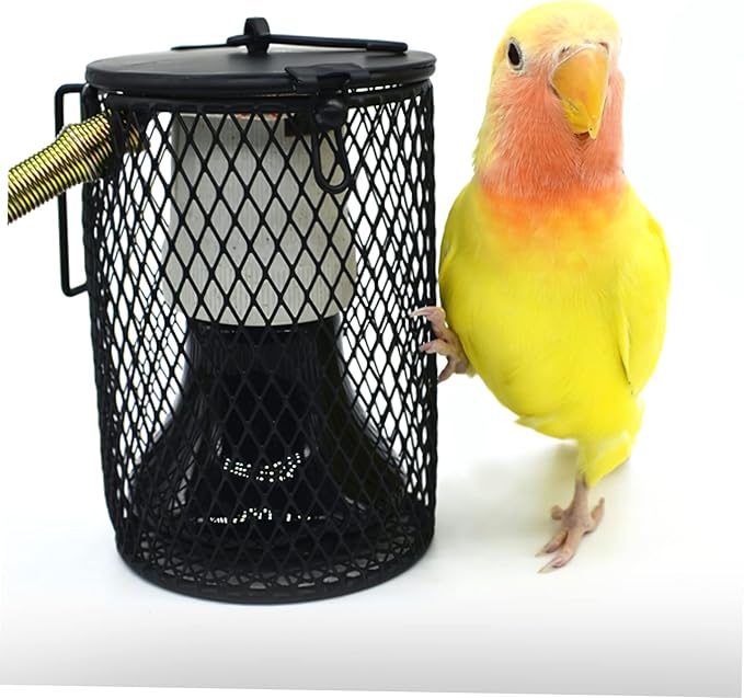 3pcs Reptile Heat Lamp Cover Scald Mesh Shade for Pet Tanks Insulation Protector for Reptiles for Turtles Parrots and Animals Easy Installation Safe to Use