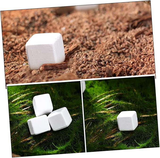 30pcs Natural Mineral Rocks for Reptiles and Amphibians Calcium for Turtle Tortoise Frog Lizard Chameleon Teeth Grinding Aid Water Quality Stabilizer