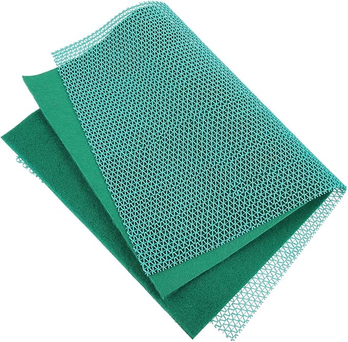 Reptile Carpet Mat Liner for Tortoise Bedding and Pet Terrariums Cage Mat Easy-Clean Reusable Substrate for Reptile Breeding Cage Green
