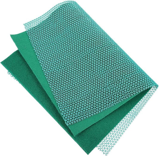 Reptile Carpet Mat Liner for Tortoise Bedding and Pet Terrariums Cage Mat Easy-Clean Reusable Substrate for Reptile Breeding Cage Green