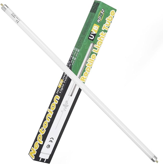 T5 HO UVB 10.0 Reptile Replacement Tube, 14W 22 in Linear Fluorescent Lamp, for Tropical Reptiles