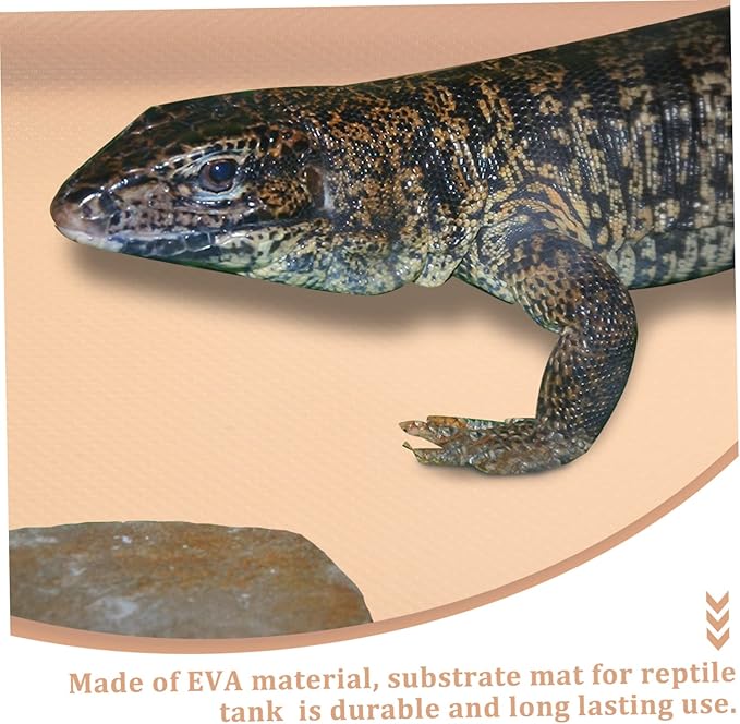 Reptile Carpet Mat Non-Slip Substrate for Terrarium Soft and Easy-Clean Reptile Bedding for Snakes Lizards and Turtles Lotus Pink