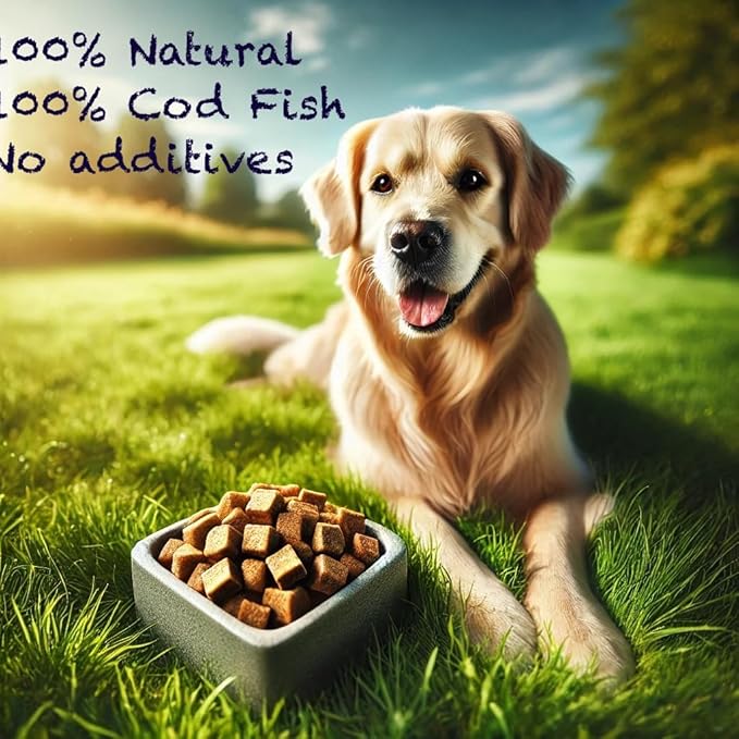 Freeze-Dried Cod Fish Pet Treats, 5 oz, Natural Multi-Pet Food for Dogs, Cats, Birds, Reptiles. Thoughtfully Crafted to Satisfy Multiple Types of Animal Companions.