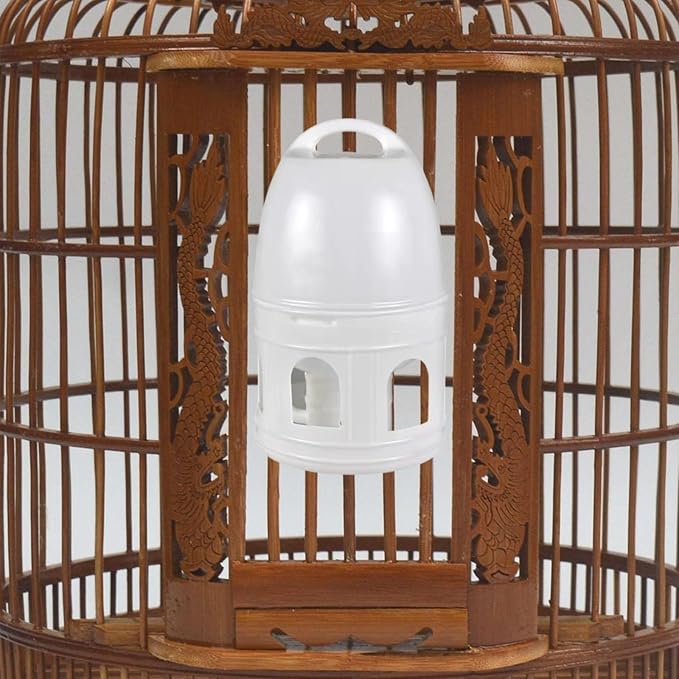 High Capacity 10Litre Automatic Bird Water Feeder Drinker for Pigeons and Parakeets with Hanging Handle Balcony Bird Cage Waterer