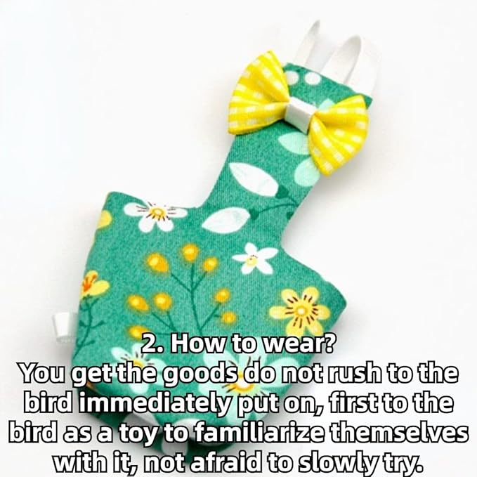 3PCS Bird Diaper with Adjustable Shoulder Strap Washable Parrot Diapers Reusable Bird Flight Suit Nappies Protective Breathable Nappy Clothes for Parakeet Macaw Conure (2XL)