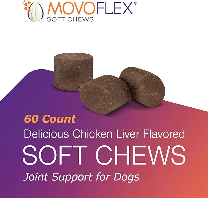 Virbac - MOVOFLEX Soft Chews Are a Joint Support Supplement for Dogs [Large Dogs 80 lb+] (60 ct.)