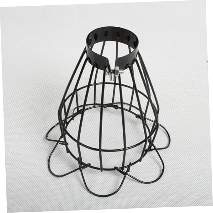 Cabilock Reptile Heating Lamp Shade Anti-Scald Mesh Cover 2-Pack Ceramic Bulb Protector for Terrarium Lighting Suitable for Bearded Dragons Snakes and Turtles