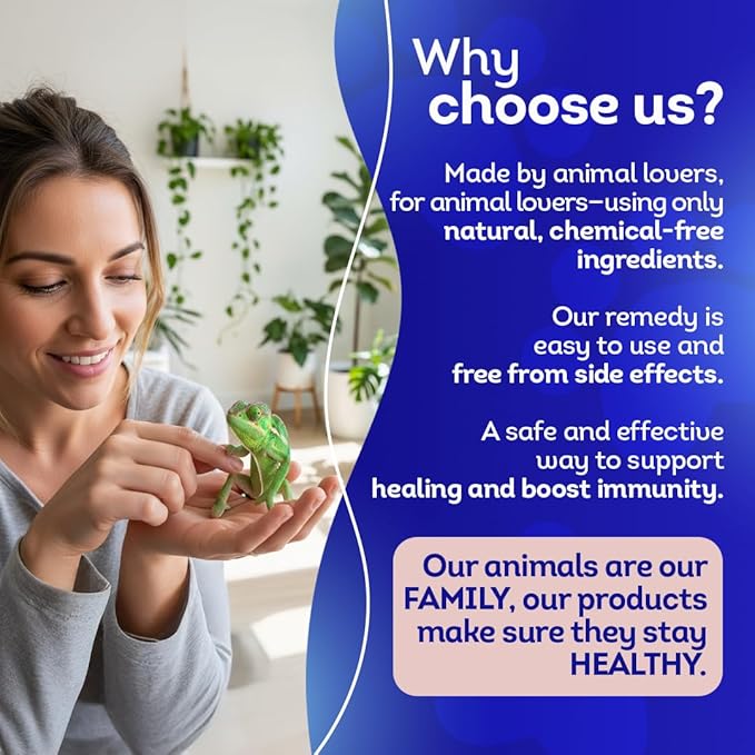HealthyAnimals4Ever HA4E - Reptile Protection Formula - Defends Against Internal & External Health Threats - Supports Digestive Health & Vitality - Safe, Gentle Care - 300 Tablets
