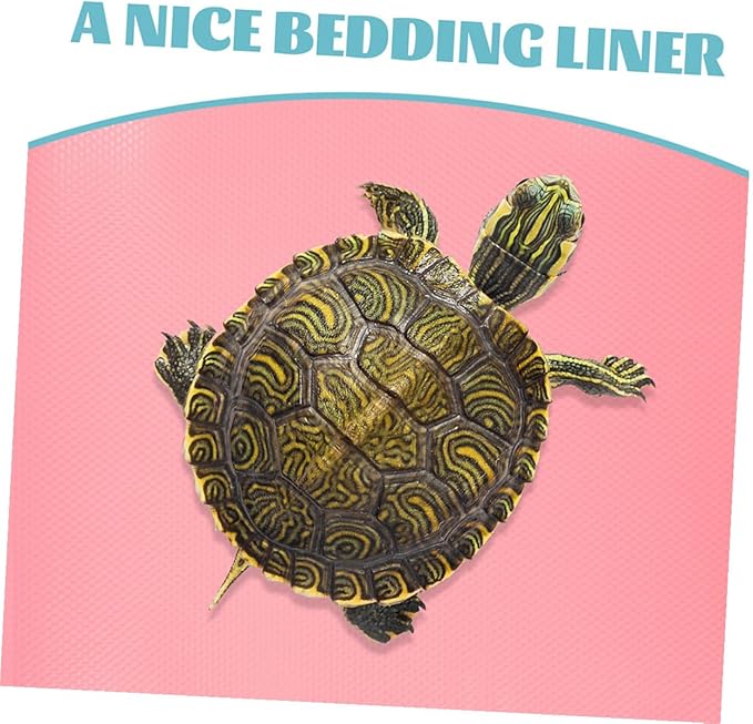 DOITOOL Leopard Gecko Terrarium Mat Reptile Substrate Carpet for Bearded Dragon Lizard Snake Tortoise EVA Non-Stick Breathable Bedding Liner