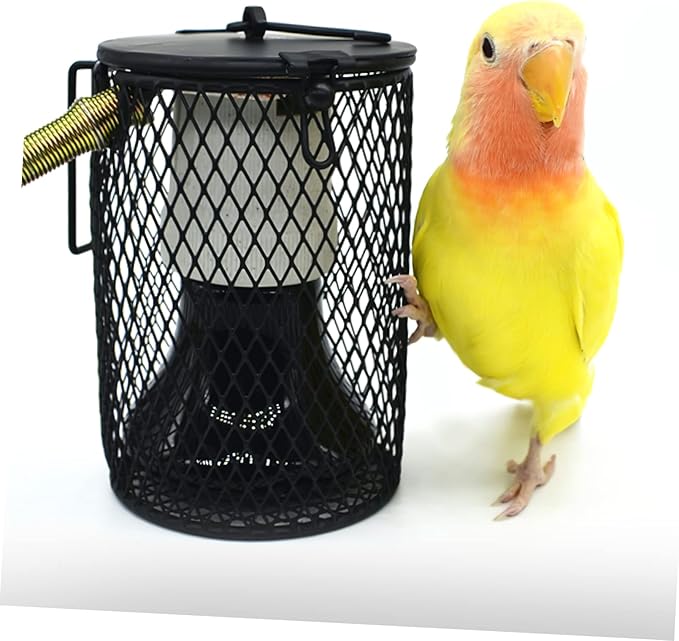 UPKOCH Craft Lamp Mesh Cover for Reptile Heating Light Protective Lampshade for Reptile Crawler Living Box Easy to Install Box Lamp Cover for Safe Heating
