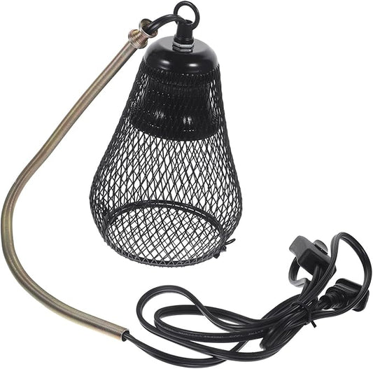 Kisangel Heat Lamp Mesh Cover for Reptiles Safety Scald Protection Lamp Bulb Lampshade for Snake Enclosure