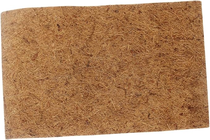 Reptile Coconut Fiber Carpet Mat Soft Terrarium Bedding for Lizards Tortoises Geckos Easy Clean Substrate Liner for Terrarium Habitat