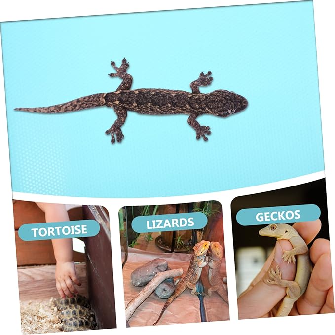 200m Reptile Carpet Substrate Pad for Bearded Dragon Leopard Tortoise Easy to Clean Terrarium Mat Bedding for Reptiles