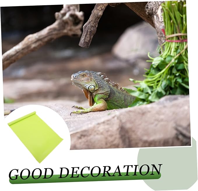 Garneck 2pcs Reptile Carpet Mat for Terrarium Non-Tearing Bedding for Tanks for Snakes Lizards Tortoises and More