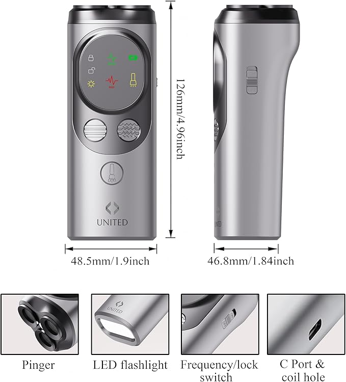 Dog Bark Deterrent Devices, 3X Ultrasonic Anti Barking Device for Dogs, Dog Training & Behavior aids Up to 50 FT Range, Safe & Effective Bark Deterrent, Training Tools with LED Flashlight & HD Display