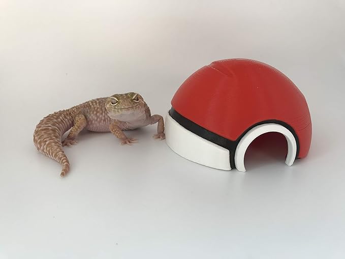 Poke Pet Hide - Reptile & Gecko Habitat Decor - Themed - Enclosure Hideaway