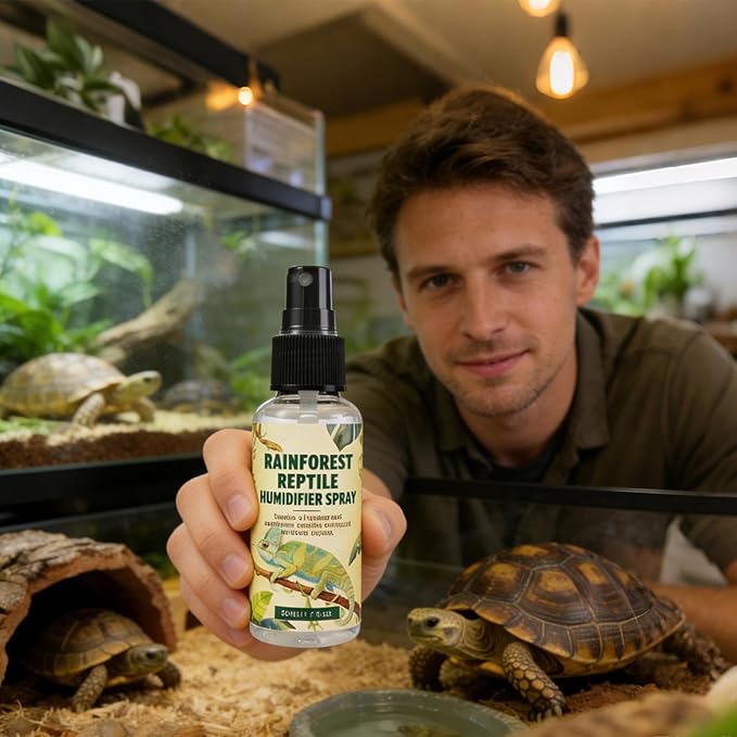 Humidity Spray for Snakes,50ml Tortoise Dry Skin Care,Tortoise Hydrating Spray | for Breeders Pet Parents Animal Lovers Terrarium Enclosure Cage Feeding Tank Shelters Home Office