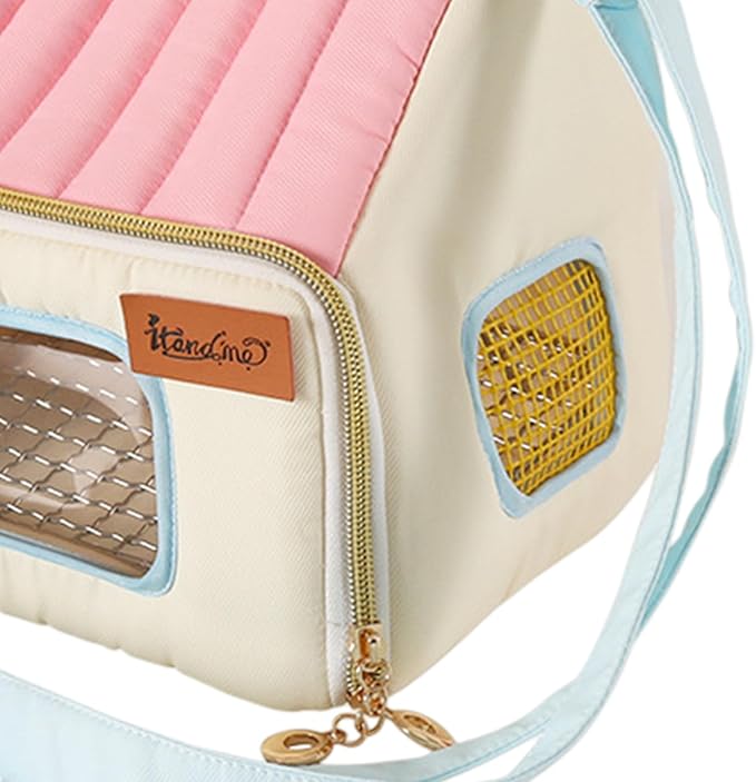 Bird Carrier Bag, Portable Warm Breathable, Pet Carrier with Stainless Steel Tray, Travel Cage with Sturdy Build, Bird Accessory, Pet Gear for Animal Pigeon Outing Travel Vehicle Car Indoor Outdoor